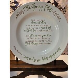 Lighthouse Christian Products The Giving Plate Gods Love Verse Scripture Ceramic